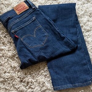 Levi's Women’s Dark Blue Straight Jeans